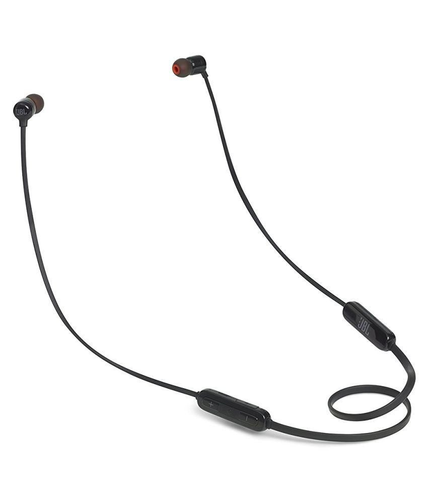JBL TUNE 110BT Bluetooth Earphones With Mic (Black)